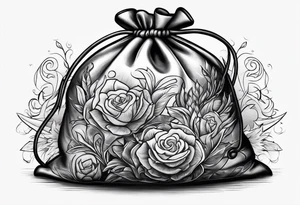 money bag tattoo idea