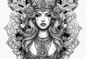 underboob tattoo sketch tattoo idea
