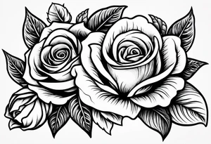 Roses garden tattoo idea