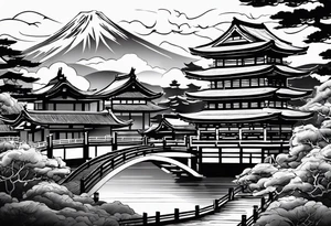 I want this japanese text but in cool art style 天下無双 tattoo idea