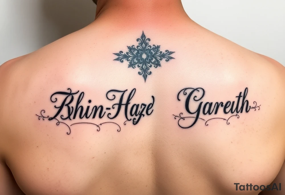 I have three kids. Rhiannon, Hazel, Gareth. I’d like some tattoo ideas incorporating their names. Either their names. Or things that symbolize them. Birth months are December, July, and November, respectively. tattoo idea