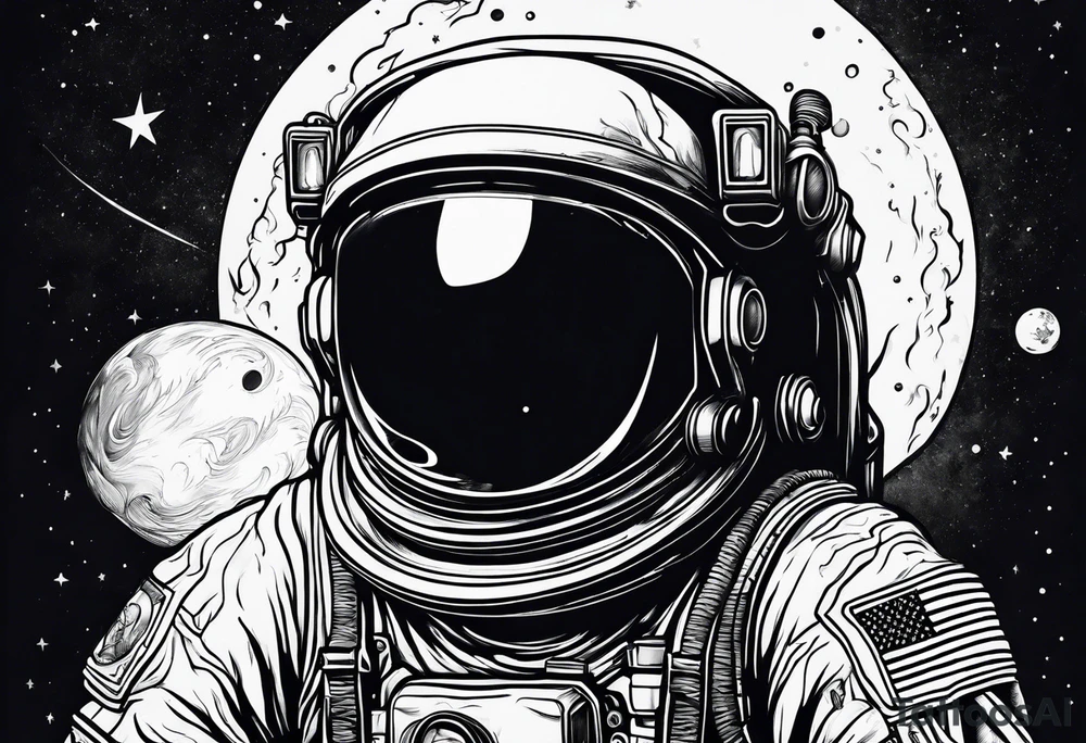 Space Astronaut tattoo idea
