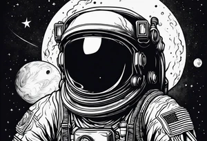 Space Astronaut tattoo idea