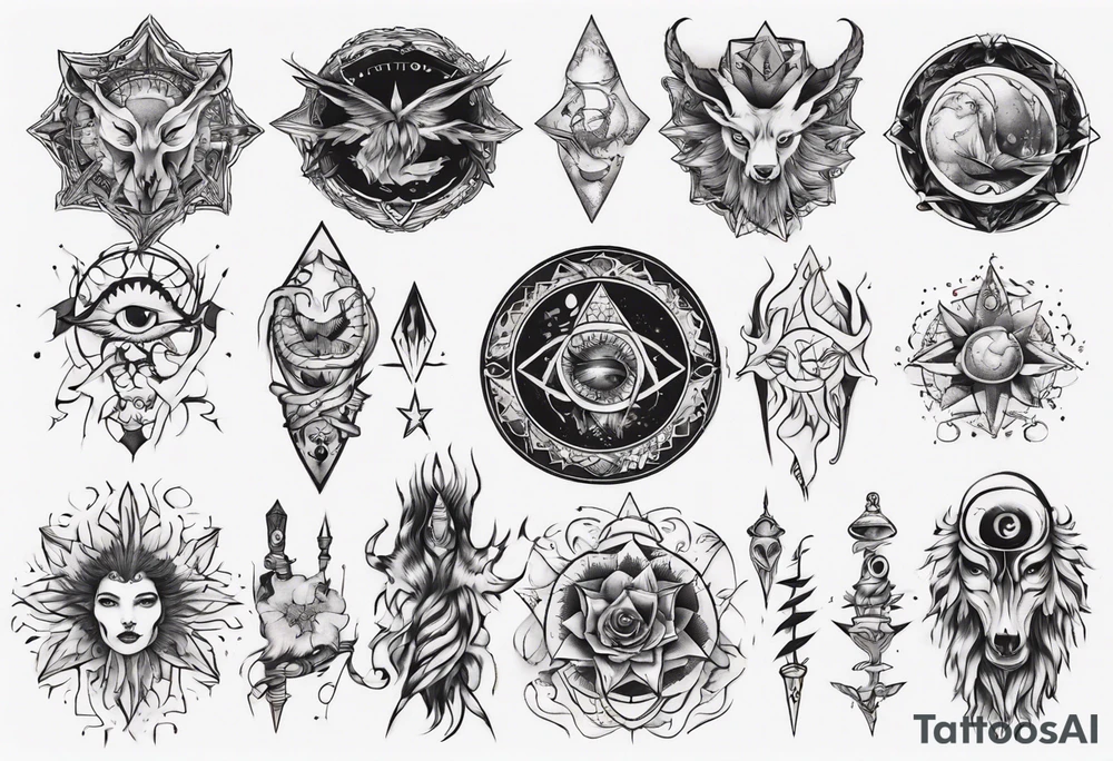 Mystical tattoo idea