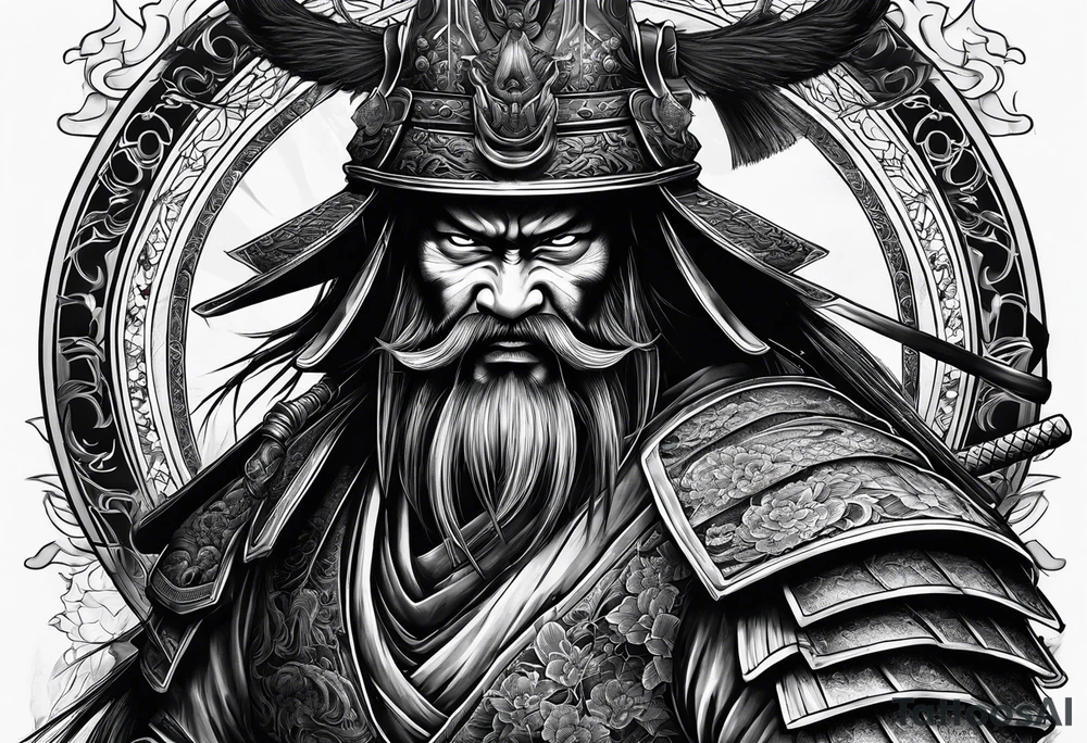 Samurai of death tattoo idea