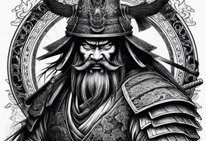 Samurai of death tattoo idea
