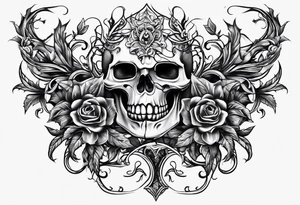 A thorn vine tattoo idea