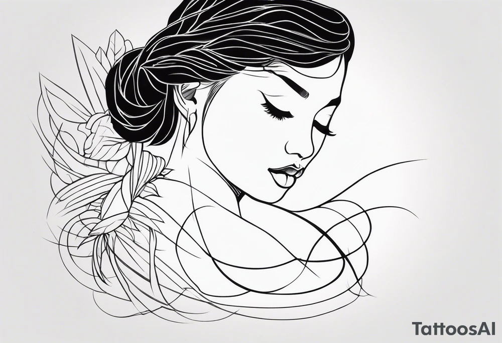Lines tattoo tattoo idea