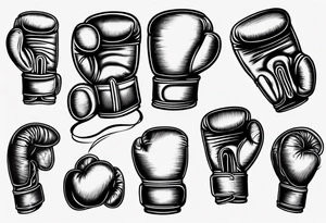 boxing glove tattoo idea