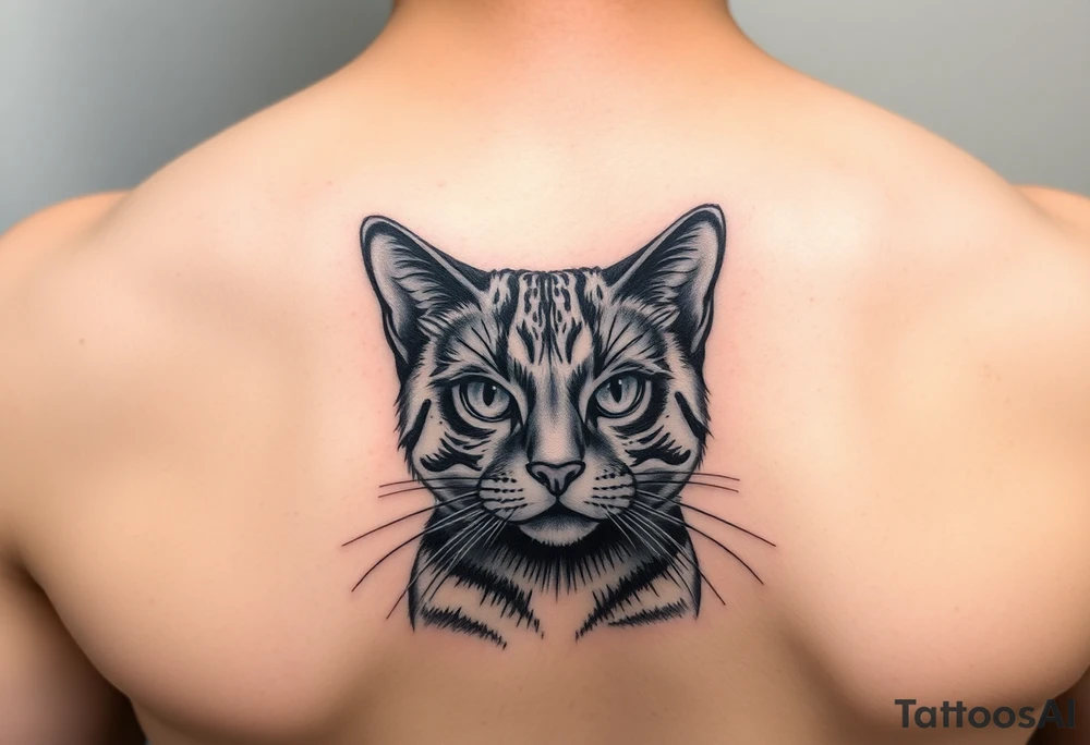 Black Cat tattoo idea