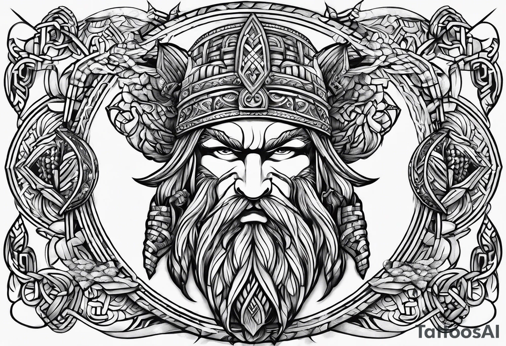 Norse rope tattoo idea