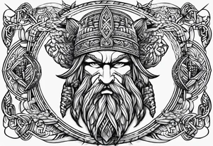 Norse rope tattoo idea