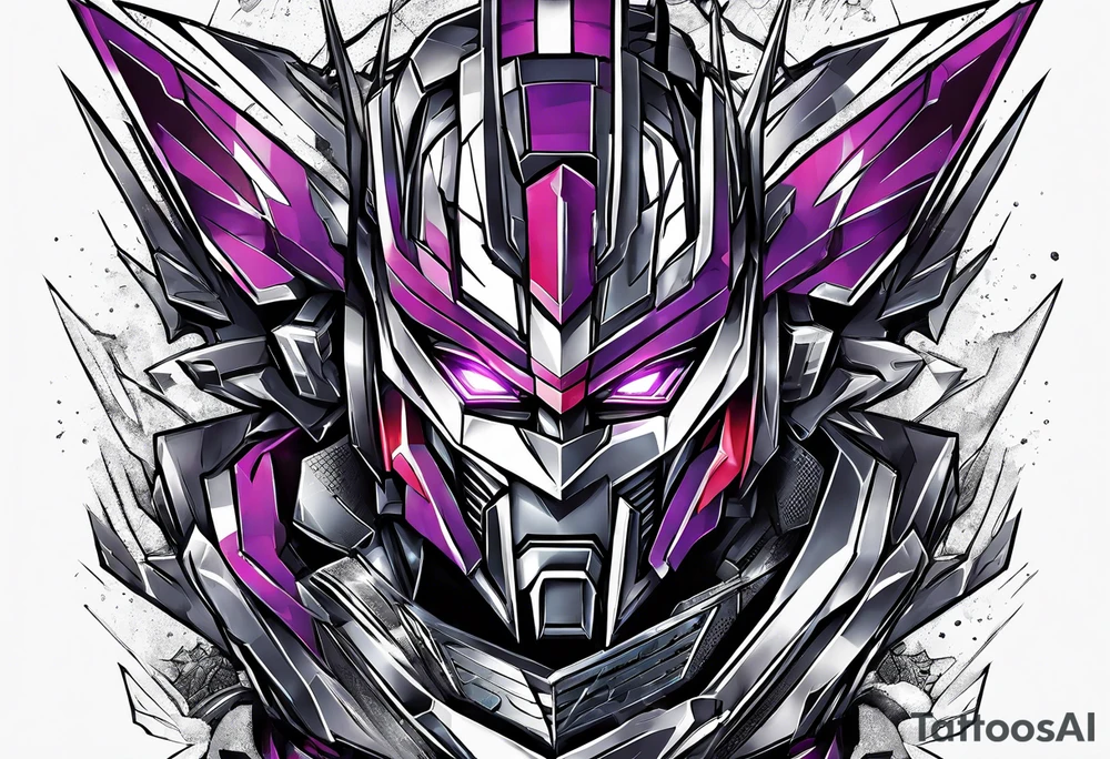 Transformers fighting decepticons tattoo idea