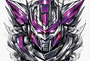 Transformers fighting decepticons tattoo idea