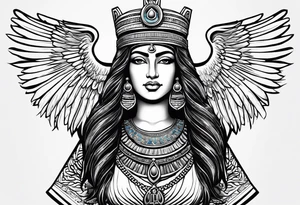 Isis egypt god,Iustitia ,Aphrodite tatto tattoo idea