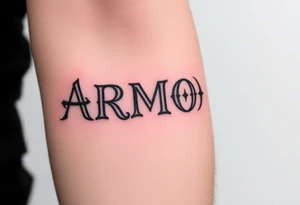 ARMOR tattoo idea