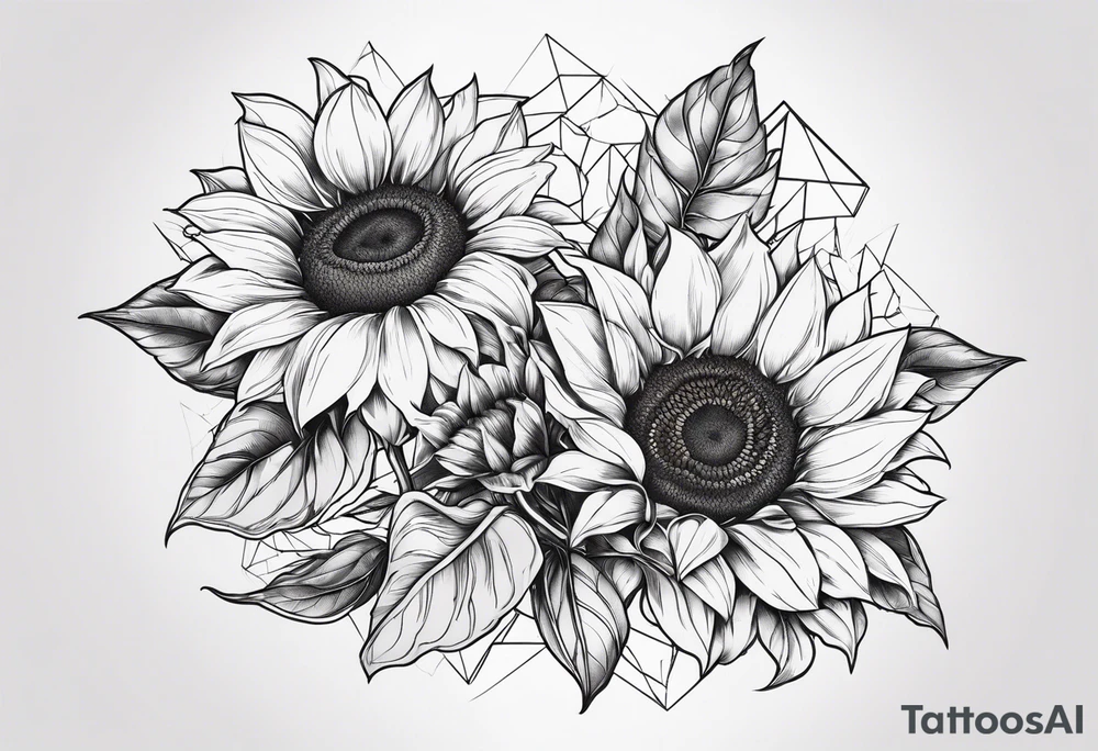 Sunflowers tattoo idea