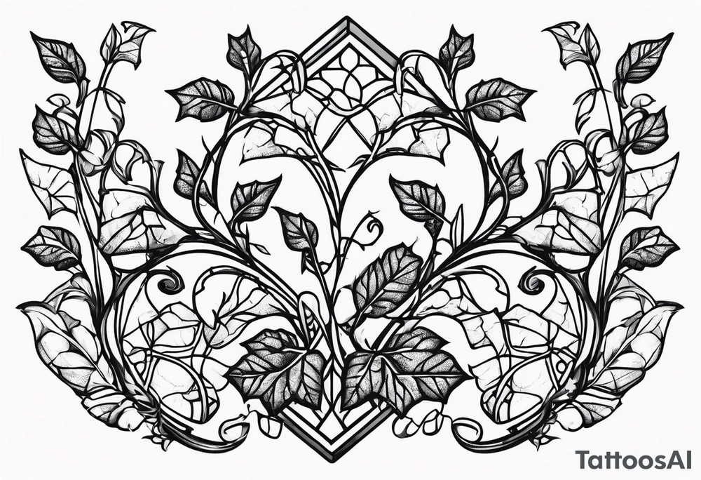 English ivy tattoo idea