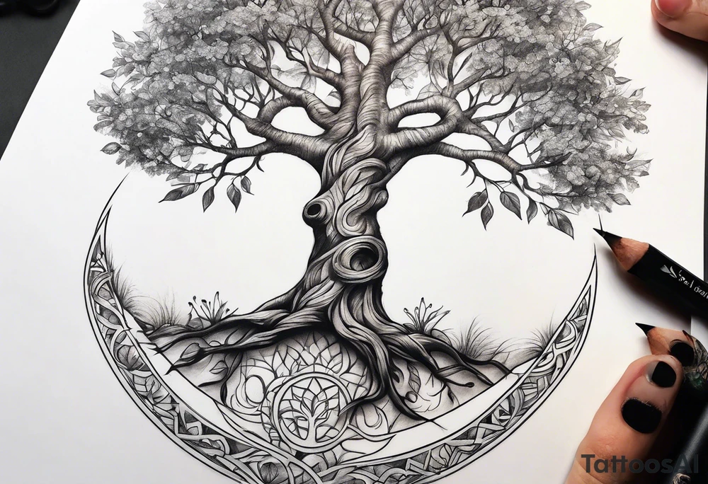 Tree of life tattoo idea