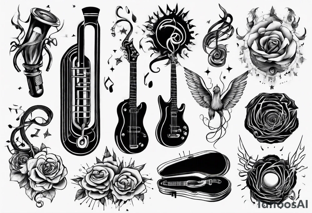 Music tattoo idea