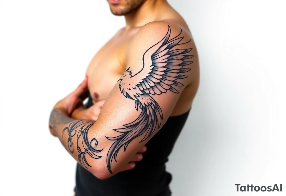 Phoenix tattoo idea