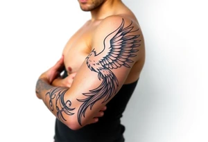 Phoenix tattoo idea