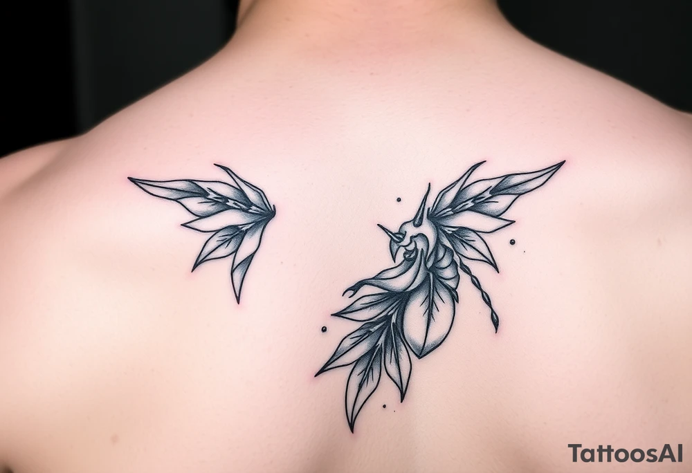 Simple abstract feminine tattoo tattoo idea