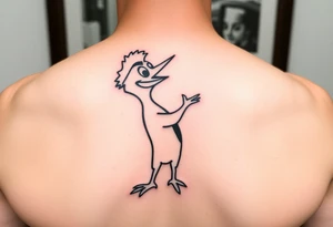 Woody the woodpecker  cartoon tattoo idea