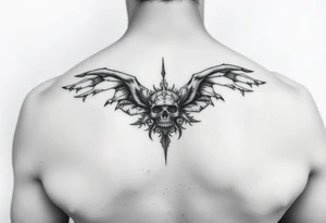 nostalgia sad alone tattoo idea