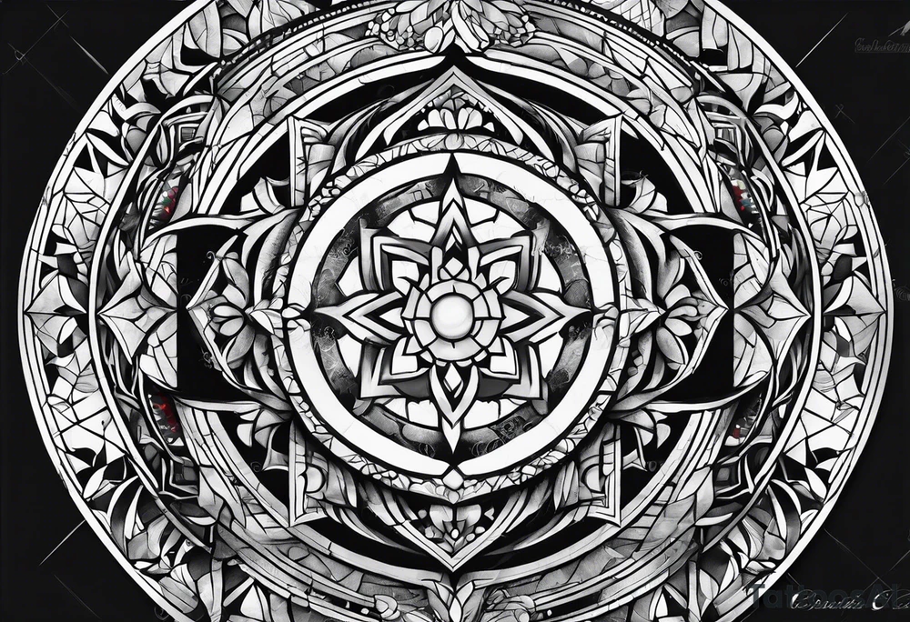 Tesseract tattoo idea