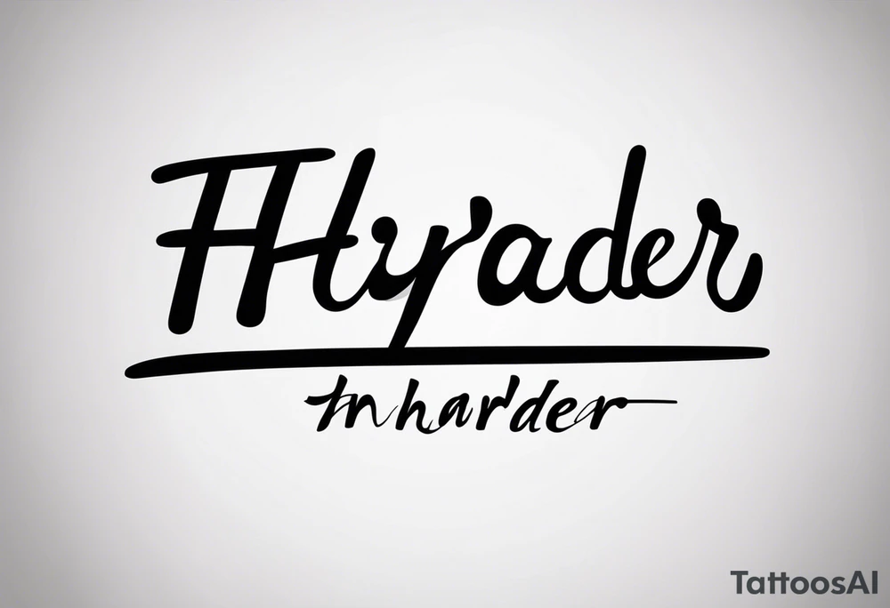 “Try harder” in another language  for a finger tattoo tattoo idea