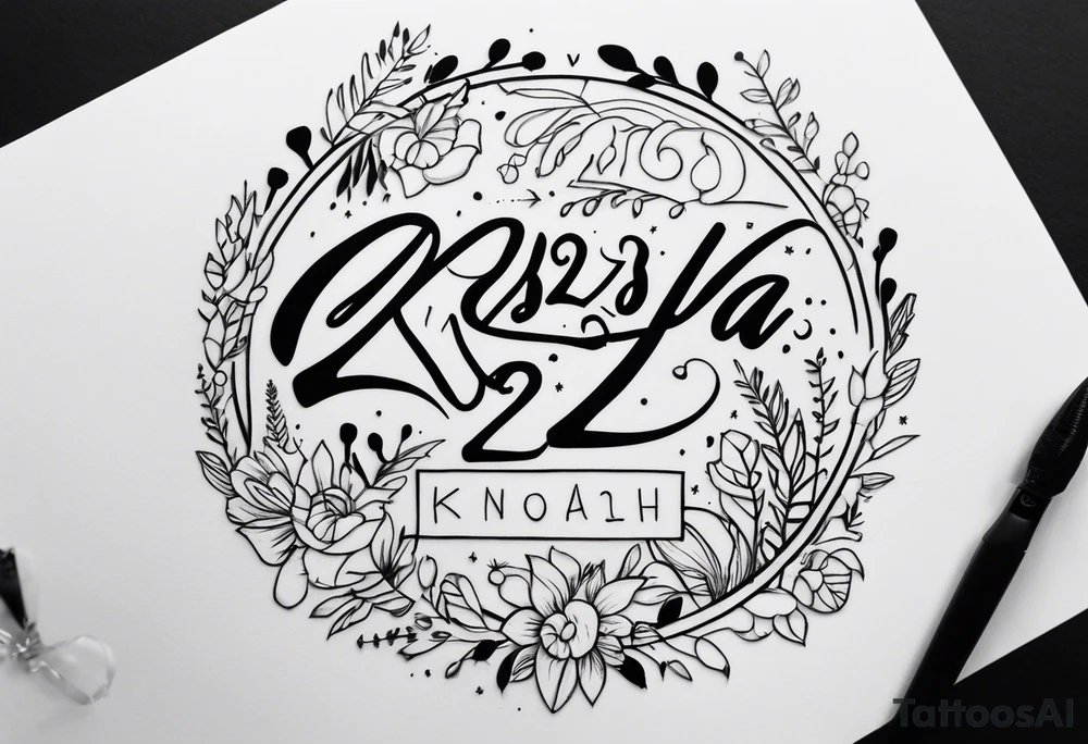 krisztina 22.05.2000 sohn noah 23.06.2021 daten tattoo idea