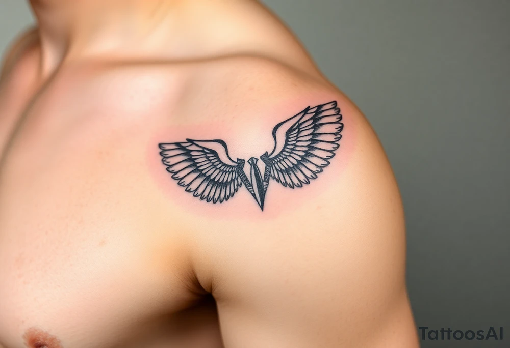 A tattoo representing the embracement of homosexuality. self-discovery, freedom, and acceptance. Keep the design elegant, modern, and deeply meaningful. Do not use wings tattoo idea