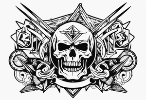 Thrash metal tattoo idea