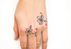 Dainty, artist way to write 911 tattoo idea