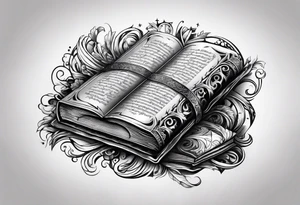 HOLY BOOKS tattoo idea