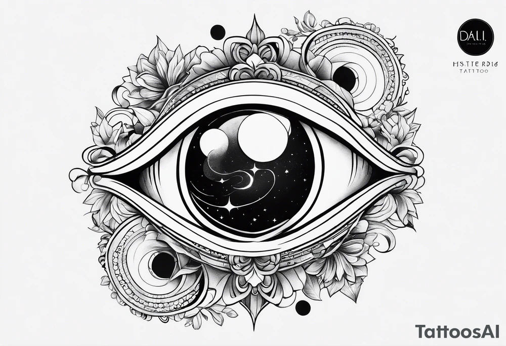 Cosmos tattoo idea