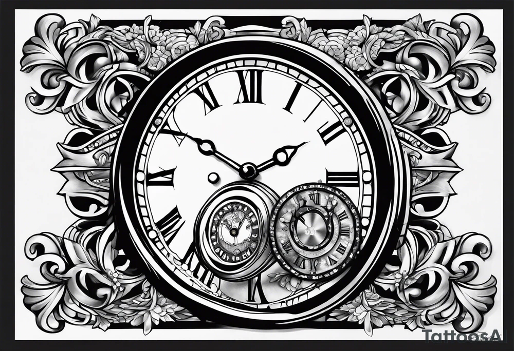 Time is money tattoo idea