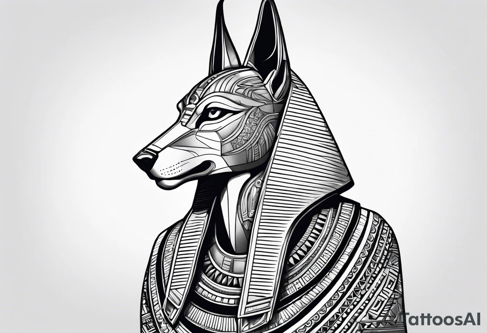 egipto, anubis tattoo idea