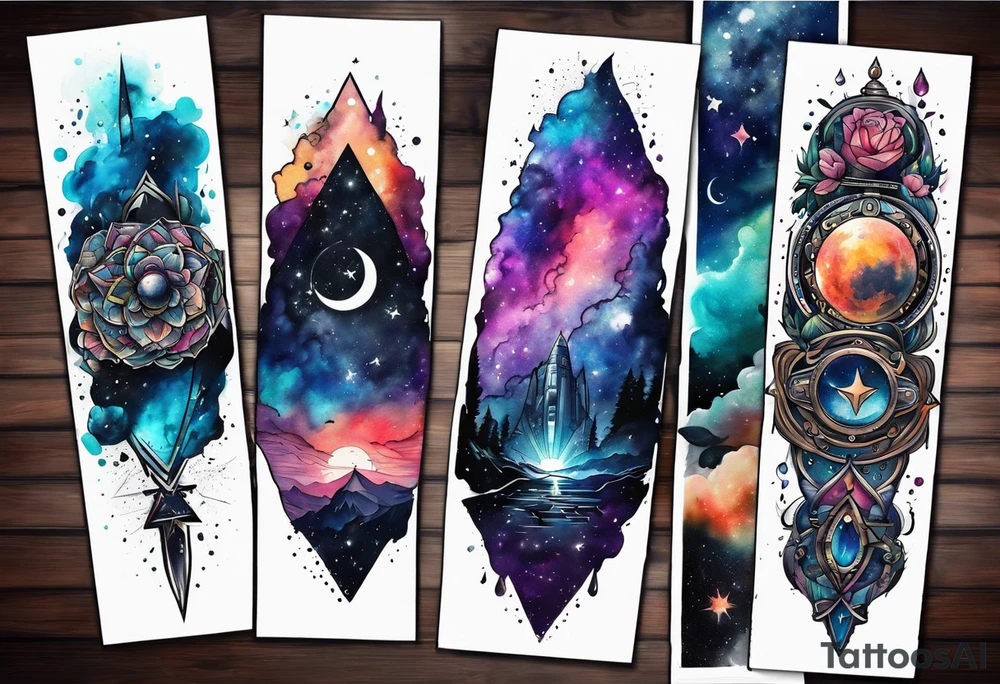 galaxy tattoo idea