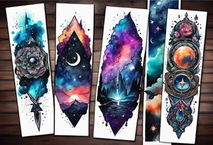 galaxy tattoo idea