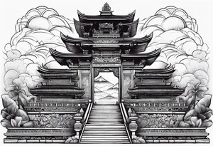 Bali gates to heaven tattoo idea