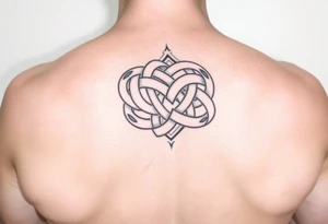 endless knot tattoo idea