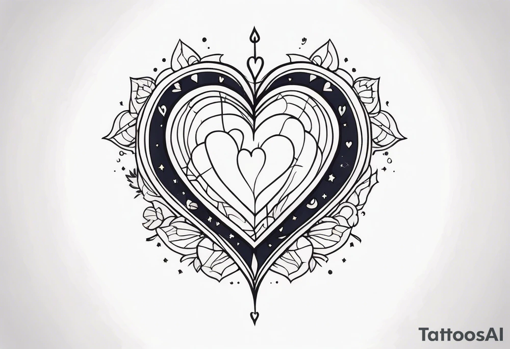 heart tattoo idea