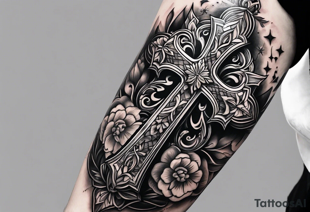 Cross tattoo idea