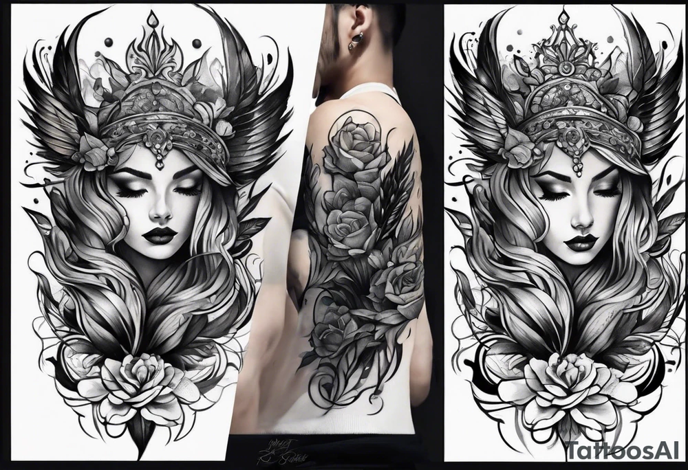 L and R tattoo idea