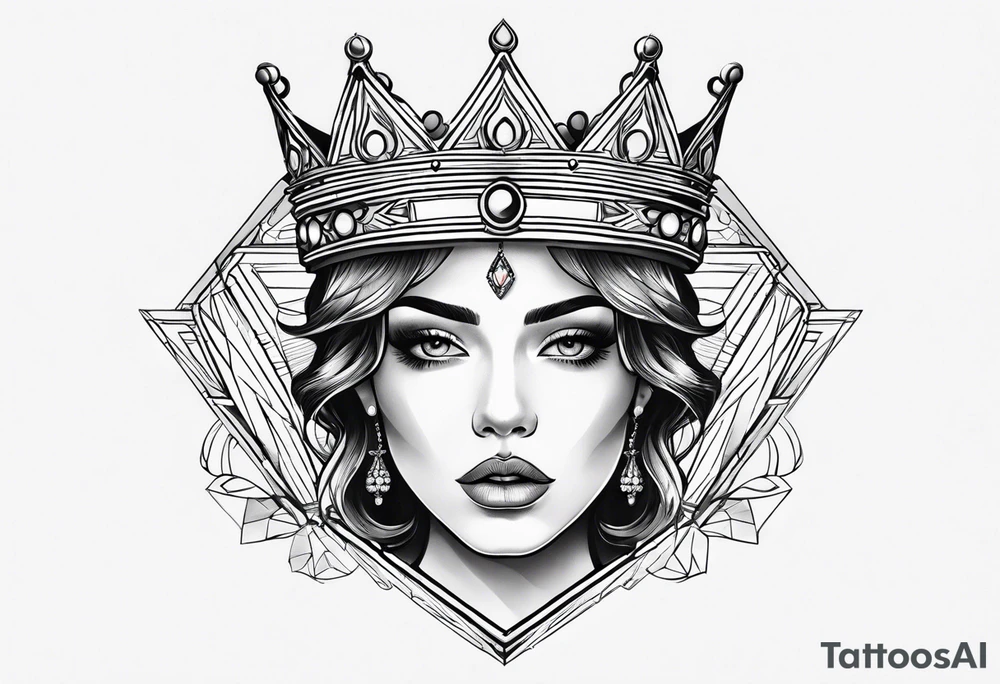 Wells with a crown tattoo idea