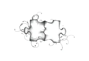 Autism puzzle piece tattoo idea