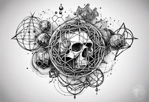 Chemistry adrenaline molecular structure tattoo idea