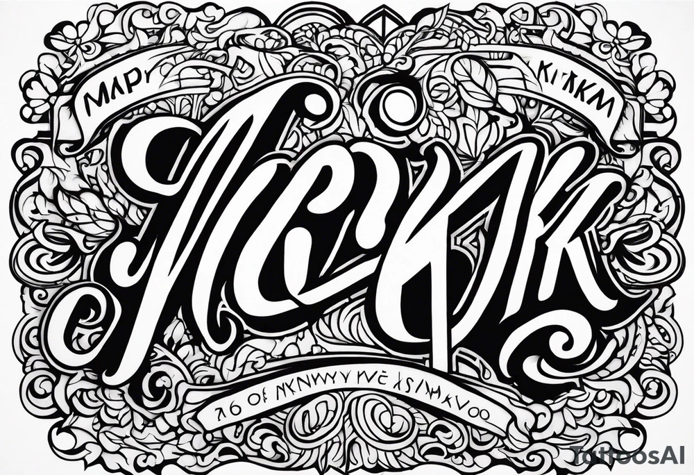 MKM tattoo idea